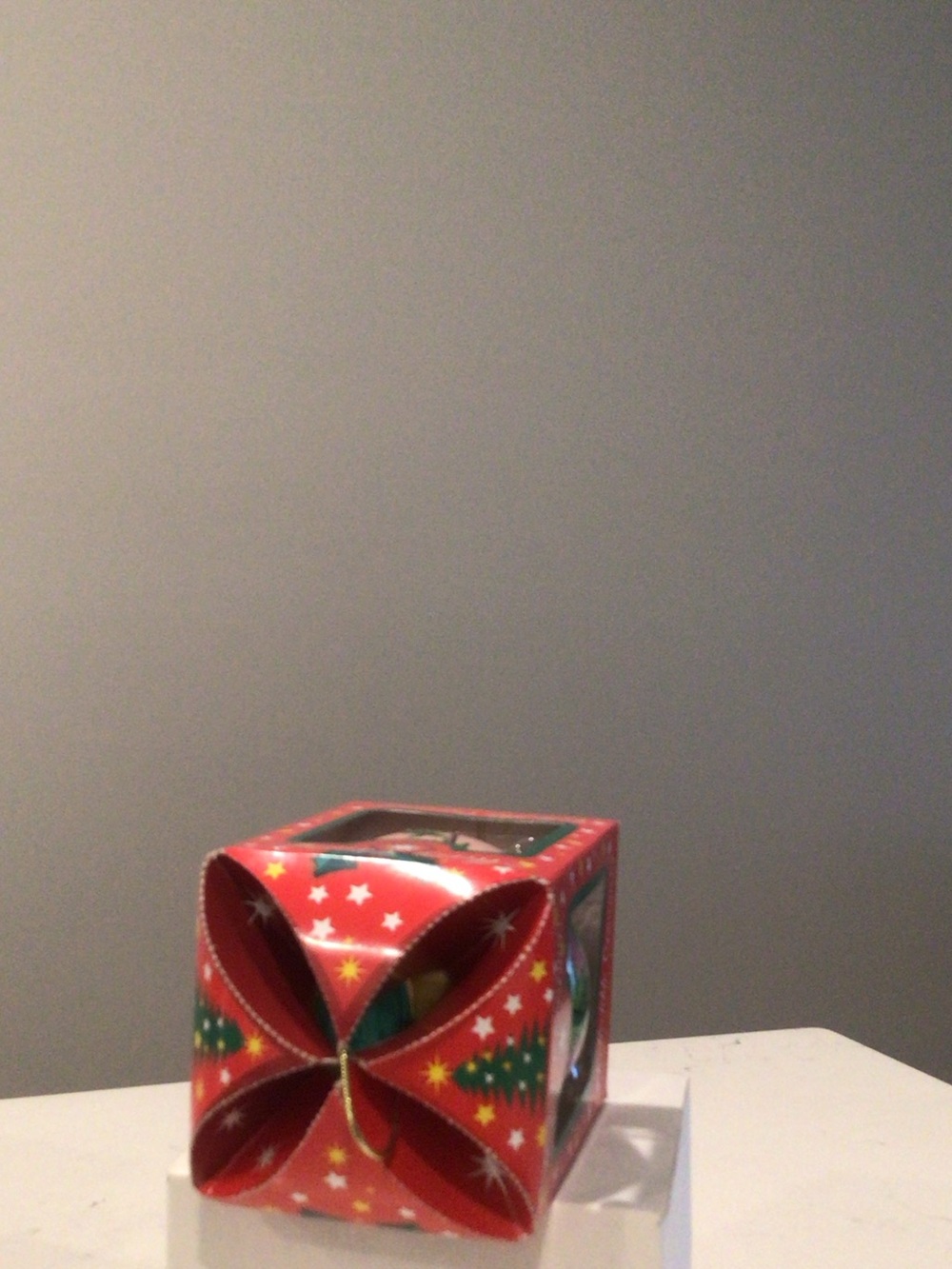 Holiday Ball Ornament in Red Box from St. Thomas U.S.V.I. - Picture 6 of 6